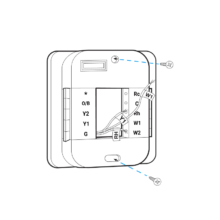 TIDE Dial Smart Thermostat_Attach Wiring Plate